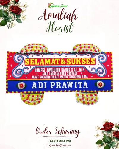 Karangan Bunga Ucapan Selamat di Sungaijawi